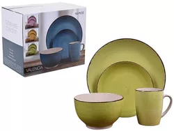 cumpără Set veselă Promstore 47733 Valencia 16buc, verde în Chișinău 