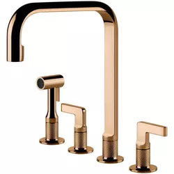 купить Смеситель кухонный Gessi 58703-735 Inciso Warn Bronze PVD в Кишинёве 