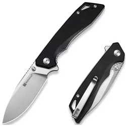 купить Нож походный Sencut S25055-1 Stratex, G10 negru, Liner Lock в Кишинёве 