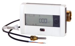 Счетчики теплоэнергии   SonoSelect 10, 15 мм, qp [m3 / h]: 1.5, отопление и охлаждение, батарея 2 x AA, M-Bus