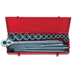 cumpără Set de unelte de mână King Tony 6016MR набор 3/4" торцевых головок 12 гран. 21-50мм принадлежностей, 16 пр. în Chișinău 