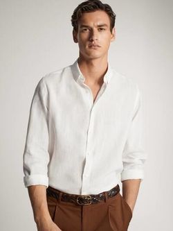 Рубашка Massimo Dutti Белый 0145/145/250