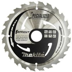 купить Диск отрезной Makita B-64191 Disc ferastrau circ efficut lemn 190x30x24 в Кишинёве 