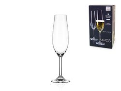 Набор бокалов для шампанского Atmosfera Invino 4шт, 260ml