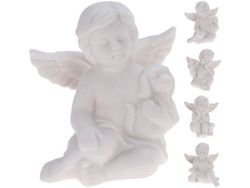 Статуэтка "Ангел сидящий с животным" 6cm, 4 дизайна, фарфор