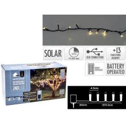 купить Гирлянда Promstore 54345 Гирлянда "Нить" 240 LED 10,8m, теплый белый в Кишинёве 