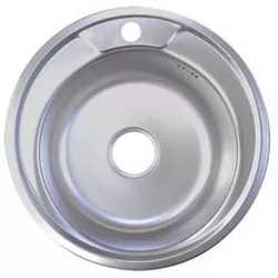 cumpără Chiuvetă bucătărie Rubano HD490D incastrabila 490x180mm. inox, decor-0,8mm în Chișinău 