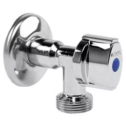 cumpără Supapă de închidere Arco 38797 Robinet coltar nichelat, Ø1/2"Mх3/4"M, PN16, L-85 în Chișinău 