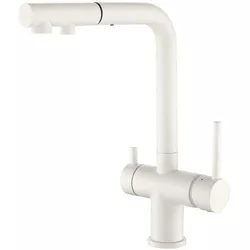 купить Смеситель кухонный Helika-AquaSanita 2683-710 AKVADUO PLUS White в Кишинёве 