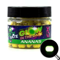 Плавающие пелеты FEEDER GLOW IN THE DARK АНАНАС 6mm 15g (UV)