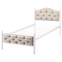 cumpără Pat Evger K-500 90x190cm Beige (без матраса) în Chișinău 