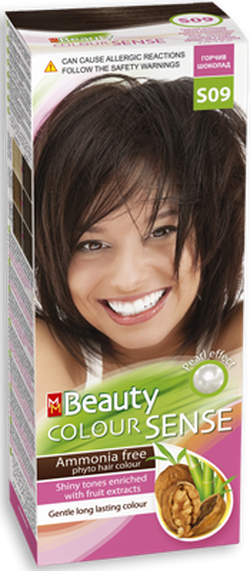 Краска для волос, SOLVEX MM Beauty Sense, 125 мл., S09 - Горький шоколад