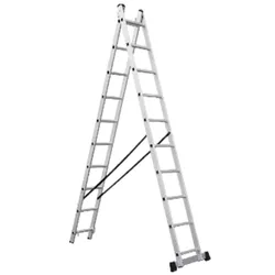 cumpără Scară Lider-Tech AC0210A Scari cu doua tronsoane, 2x10 trepte, H=4.8m, sarcina max.150kg în Chișinău 