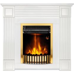 купить Камин электрический ArtFlame Nexor & Gala Gold, 950x1000x270mm, Alb в Кишинёве 