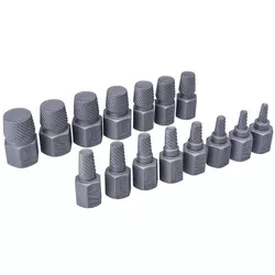 купить Набор головок, бит, насадок King Tony 11015SQ экстракторы поврежденных болтов, 15 пр. в Кишинёве 