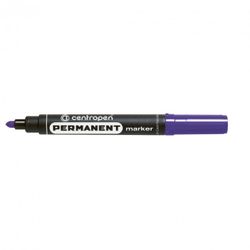 Маркер перманентный Centropen Permanent 2.5 мм круглый Фиолетовый