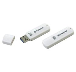 128GB  USB3.1 Flash Drive Transcend "JetFlash  730", White Classic Cap (R/W:90/40MB/s)