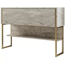 купить Стол Trendy Luxe, TravertinAur, 120x80x30cm (GTR005834) в Кишинёве 