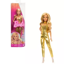 cumpără Păpușă Barbie HRH19 în salopetă aurie în Chișinău 