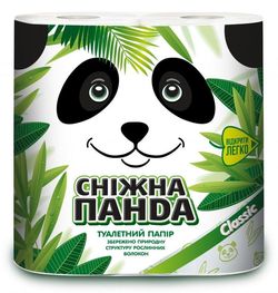 Туалетная бумага PANDA Classic 2 слоя 20.8м*4