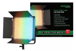 купить Освещение для фото-видео Patona Premium LED professional photo light video light LED 60W RGB в Кишинёве 