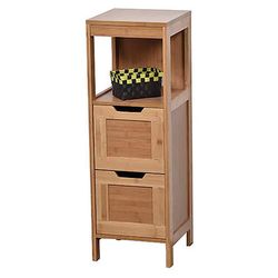купить Комод Tendance 46247 Bambou 2 ящика 30x30x89.5cm полка в Кишинёве 