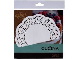Салфетки сервировочные бумажные Cucina 20шт, D16.5cm