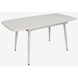 купить Стол Evelin di Costacurta DT-532R Wh, 120(160)x80x76см, Каркас/Опоры: Металл Белый (раздвижной), белый мат в Кишинёве 