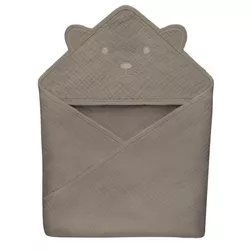 cumpără Accesoriu pentru baie Lionelo Prosop copii din muselina 80x80cm Beige Capuccino în Chișinău 