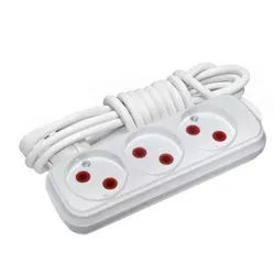 купить Удлинитель электрический Horoz 200.305.303 3locuri 5m 2x0.75 в Кишинёве 