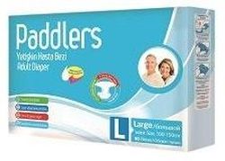 Подгузники для взрослых Paddlers Jumbo Pack Large 30шт 100-150см 70+кг