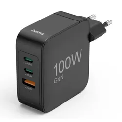 cumpără Încărcător cu fir Hama 201962 Fast Charger, GaN, 2x USB-C, 1x USB-A, PD, 100W în Chișinău 