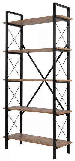 купить Офисный стеллаж Hanah Home Elysian Atlantic Pine Black в Кишинёве 