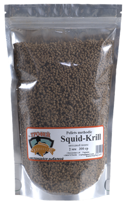 Пеллетс методный Squid-Krill 2mm 300gr