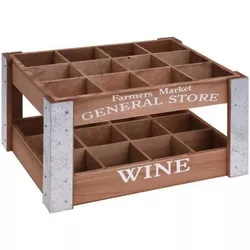 cumpără Raft pentru vinuri Promstore 42638 Ящик Wine на 12 бутылок 35X26.5X18cm în Chișinău 