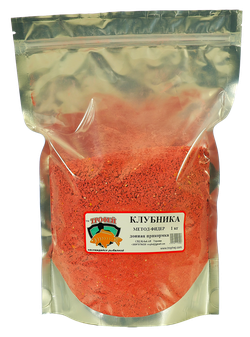 Методная прикормка Клубника 1kg