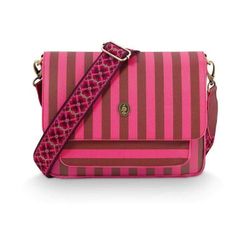 купить Сумка плечевая Pip Studio 51.273.414 Fenna Cross Body Bag Medium Stripe Pink 25x7x20cm Pink в Кишинёве 