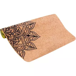 cumpără Covoraș fitness Spokey 926537 Savasana Cork/Green în Chișinău 