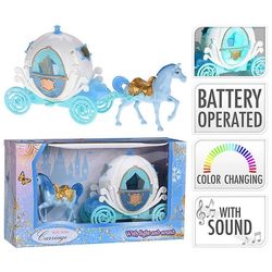 купить Игрушка Promstore 18450 Set Trasura cu cal 31x9x18cm, cu lumina в Кишинёве 