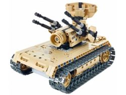 8012, XTech Bricks: 2in1, Tank & Anti-aircraft, R/C 4CH, 457 pcs