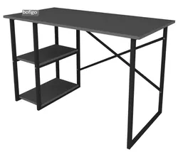 cumpără Masă de birou Nex Home 2 compartimente, metal 120x60 cm, Antracit (20-02-08) în Chișinău 