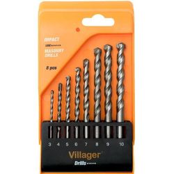 cumpără Burghiu Villager Set Burghie beton 8buc (062716) în Chișinău 