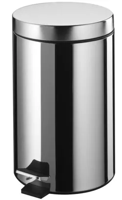 cumpără Coș de gunoi Bisk 00283 cu pedala 5L inox, crom, BISK în Chișinău 
