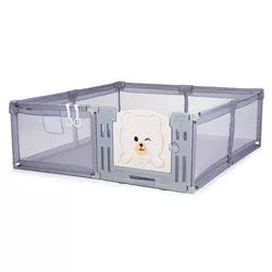 cumpără Țarc Chipolino KOIAM0251GY Amico 180/200cm, with door, grey în Chișinău 