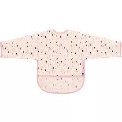 cumpără Bavețică Kikka Boo 31303030058 Baveta impermeabila cu maneci si buzunar Arty Pink Pattern în Chișinău 