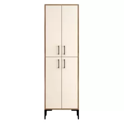 cumpără Raft pentru încălțăminte Trendy Berlin A, Nuc, Crem 60x200x35cm în Chișinău 