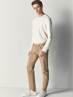 Брюки Massimo Dutti Бежевый massimo dutti 0022/122