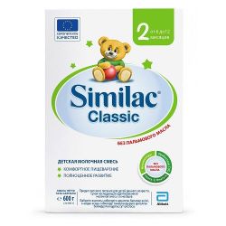 Similac Classic 2 молочная смесь, 6-12мес. 600 г