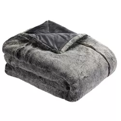 cumpără Cuvertură Bugatti fashion 3885/800 Fur blanket bugatti 150х200 Grey în Chișinău 