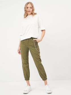 Брюки Stradivarius Зеленый 1444/443/551